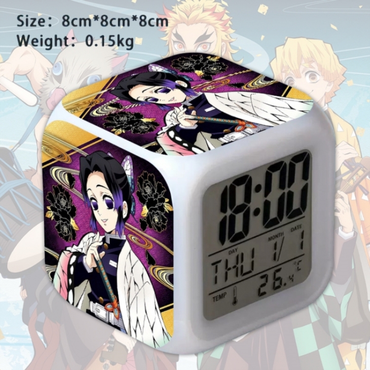 Demon Slayer Kimets Anime Square Alarm Clock 8x8x8cm