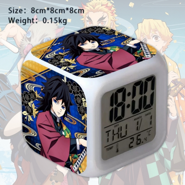Demon Slayer Kimets Anime Square Alarm Clock 8x8x8cm