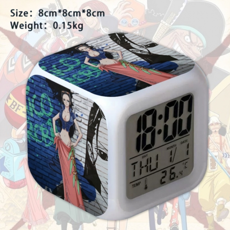 One Piece Anime Square Alarm Clock 8x8x8cm