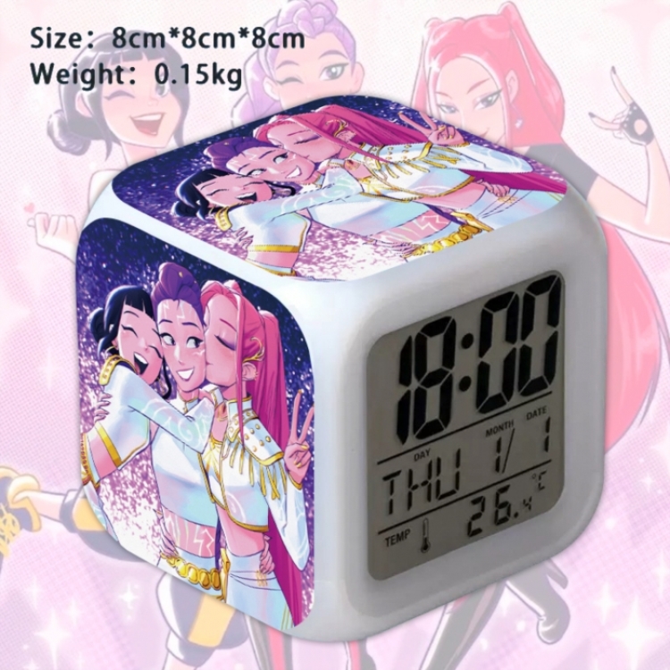 K-Pop:Demon Hunters Anime Square Alarm Clock 8x8x8cm
