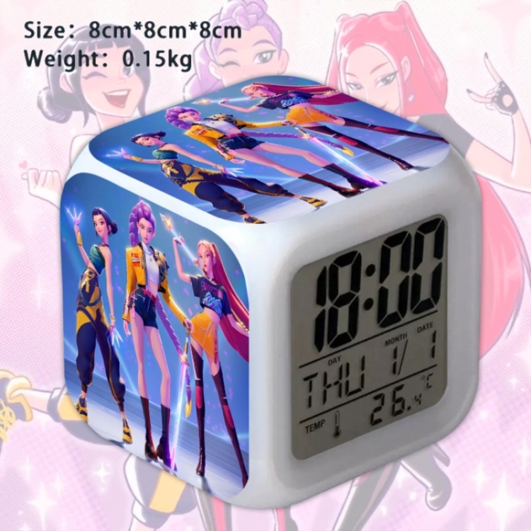K-Pop:Demon Hunters Anime Square Alarm Clock 8x8x8cm