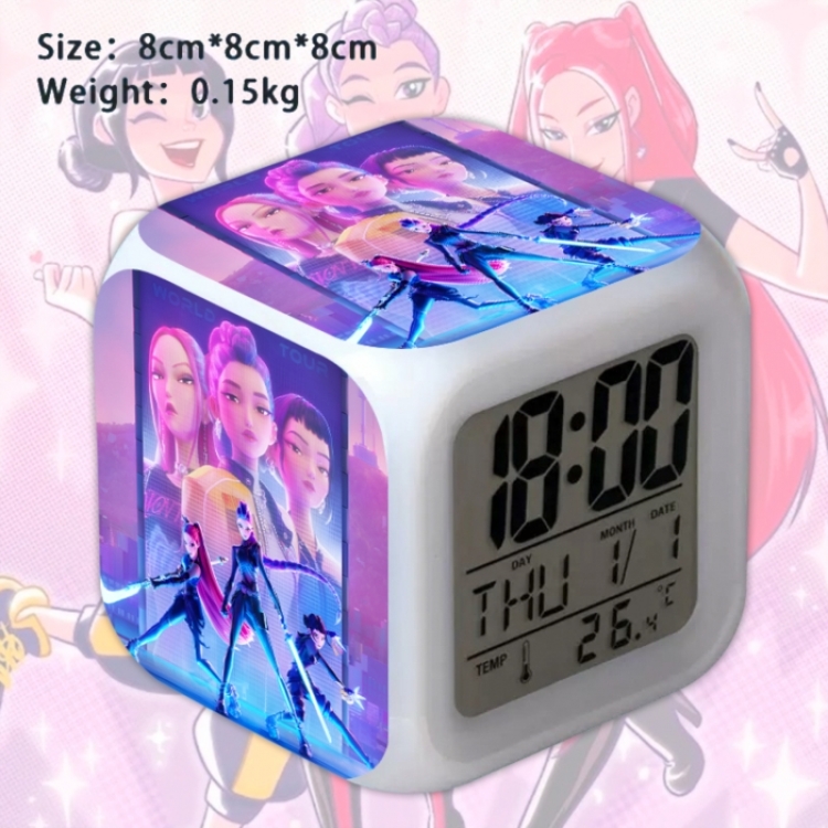 K-Pop:Demon Hunters Anime Square Alarm Clock 8x8x8cm