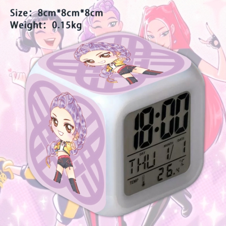 K-Pop:Demon Hunters Anime Square Alarm Clock 8x8x8cm