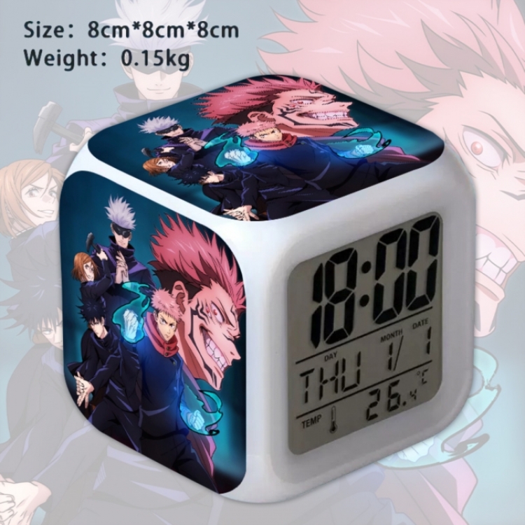 Jujutsu Kaisen Anime Square Alarm Clock 8x8x8cm