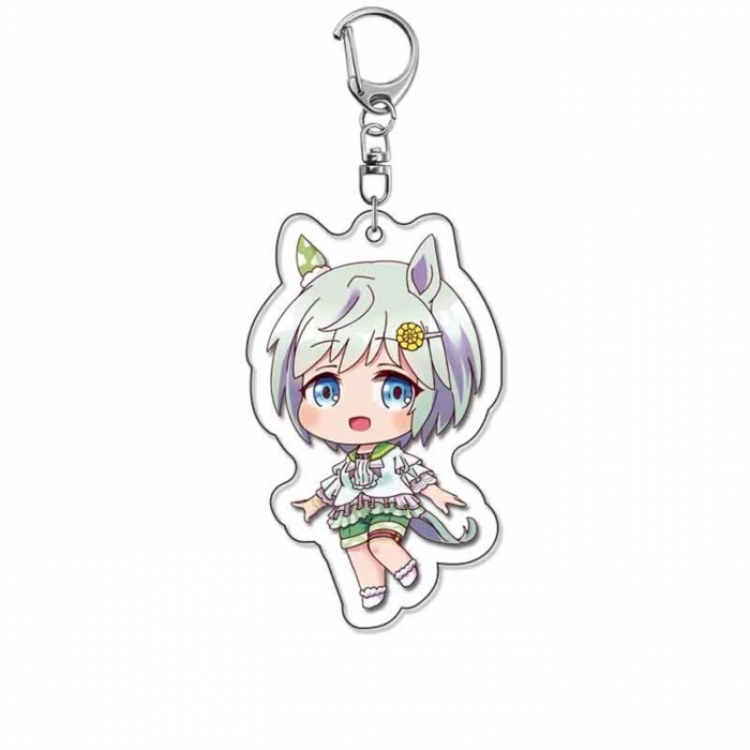 Pretty Derby Anime Acrylic Keychain Charm price for 5 pcs