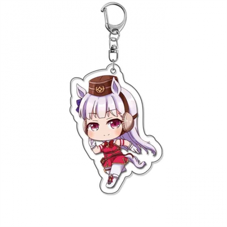 Pretty Derby Anime Acrylic Keychain Charm price for 5 pcs