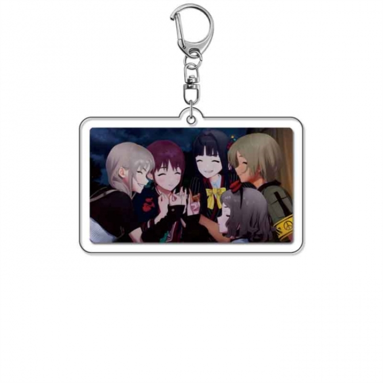 GIRLS BAND CRY Anime Acrylic Keychain Charm price for 5 pcs