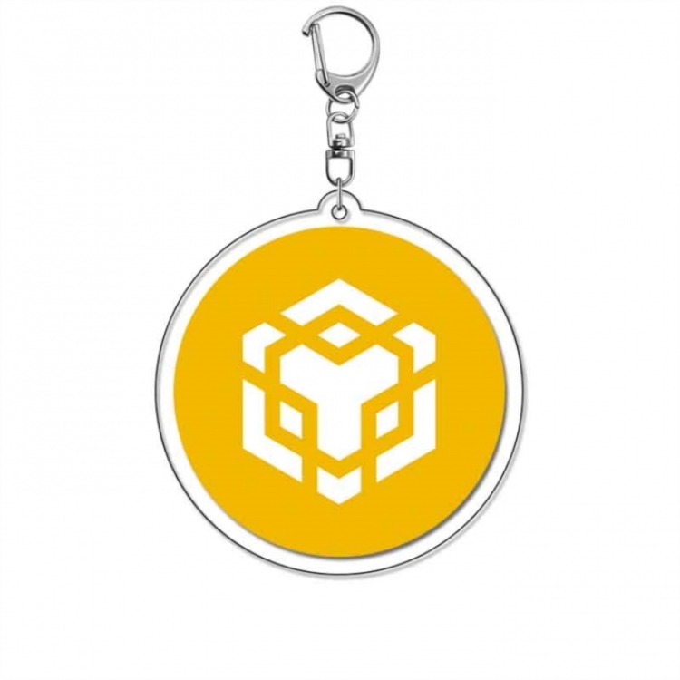 Virtual currency Anime Acrylic Keychain Charm price for 5 pcs