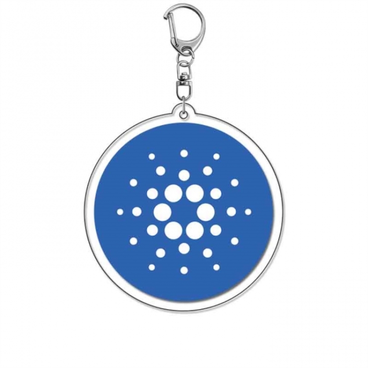 Virtual currency Anime Acrylic Keychain Charm price for 5 pcs