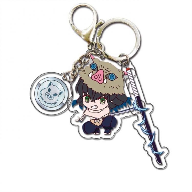 Demon Slayer Kimets Star Surrounding Acrylic 3 Pendant Keychain Pendant price for 5 pcs