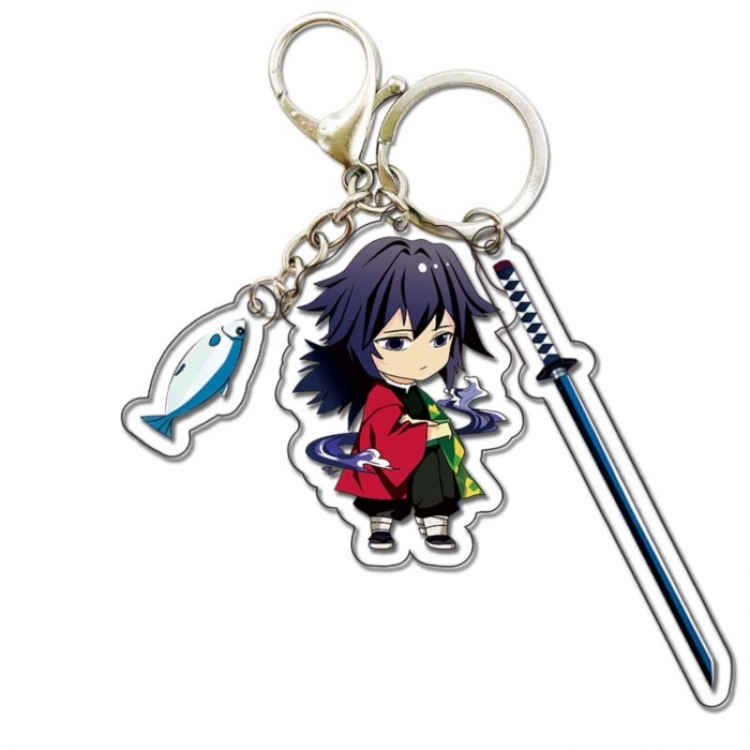 Demon Slayer Kimets Star Surrounding Acrylic 3 Pendant Keychain Pendant price for 5 pcs