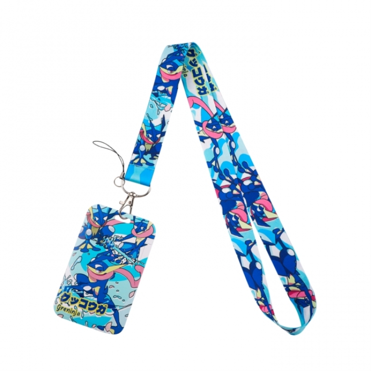 Pokemon Silver buckle hanging rope set card bag storage student card holder price for 5 pcs 