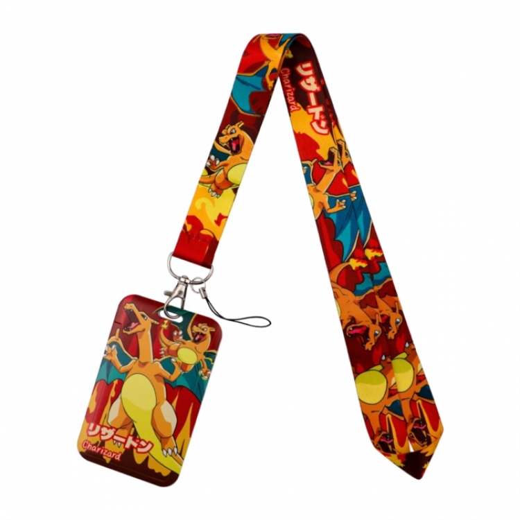 Pokemon Silver buckle hanging rope set card bag storage student card holder price for 5 pcs 