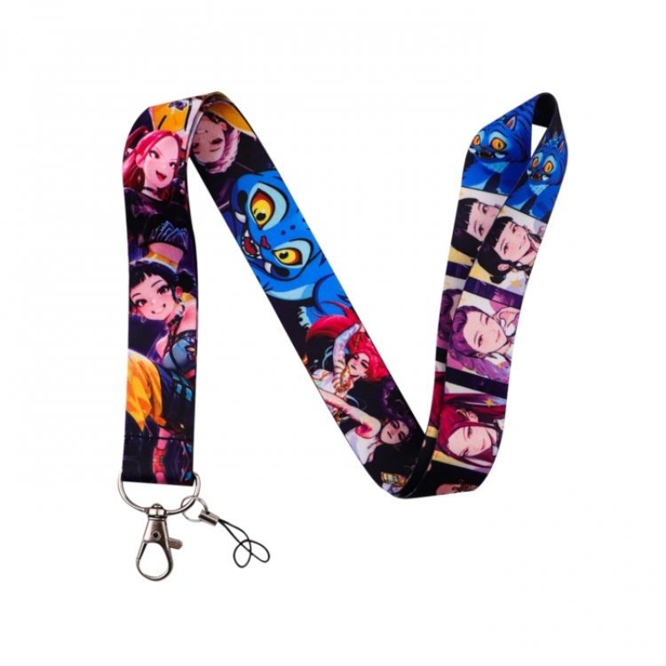 K-Pop:Demon Hunters  Silver buckle hanging rope set card bag storage student card holder price for 5 pcs