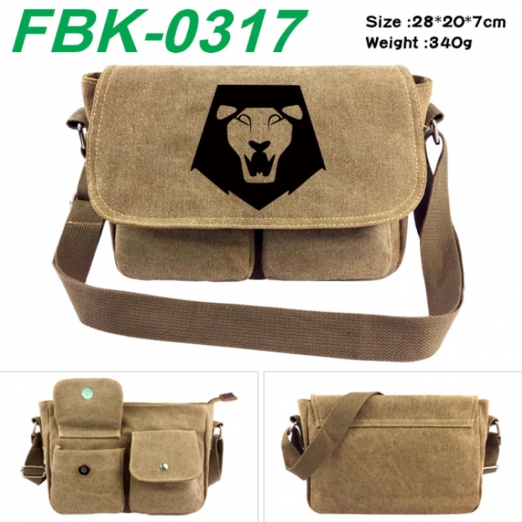 K-Pop Demon Hunters Anime peripheral canvas shoulder bag shoulder bag 28x20x7cm