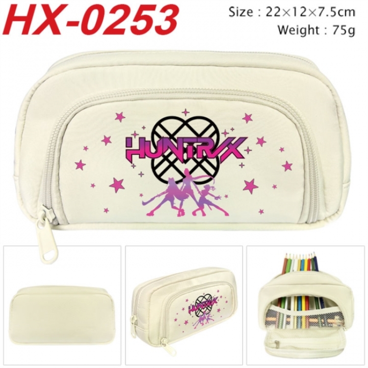 K-Pop Demon Hunters Anime 3D pencil case with insulation layer Pencil Bag 22X15X7.5CM