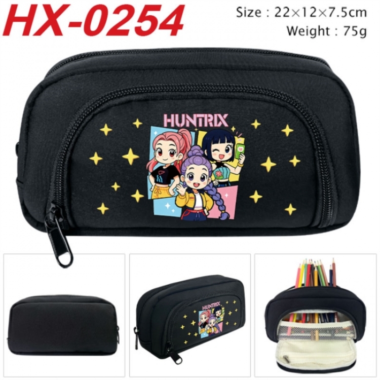 K-Pop Demon Hunters Anime 3D pencil case with insulation layer Pencil Bag 22X15X7.5CM