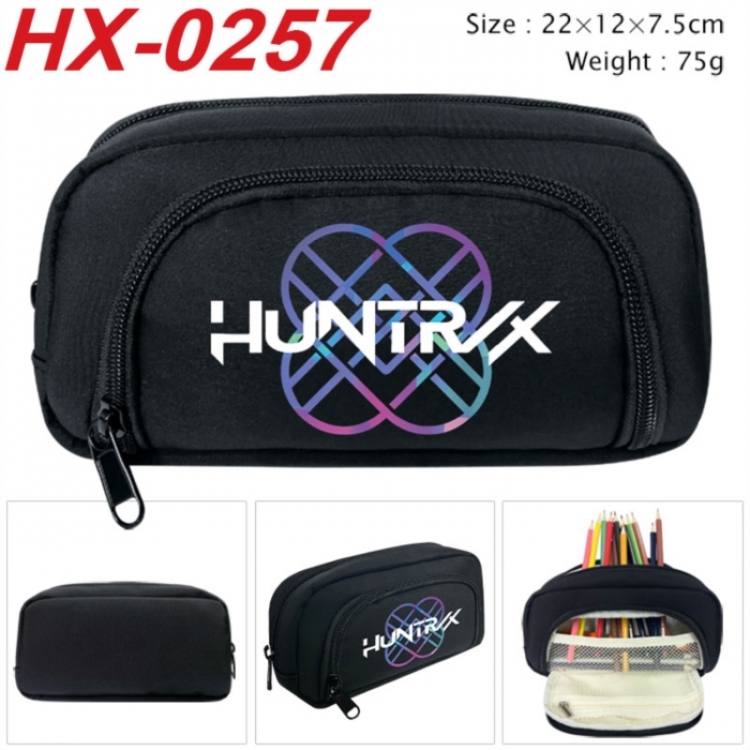 K-Pop Demon Hunters Anime 3D pencil case with insulation layer Pencil Bag 22X15X7.5CM