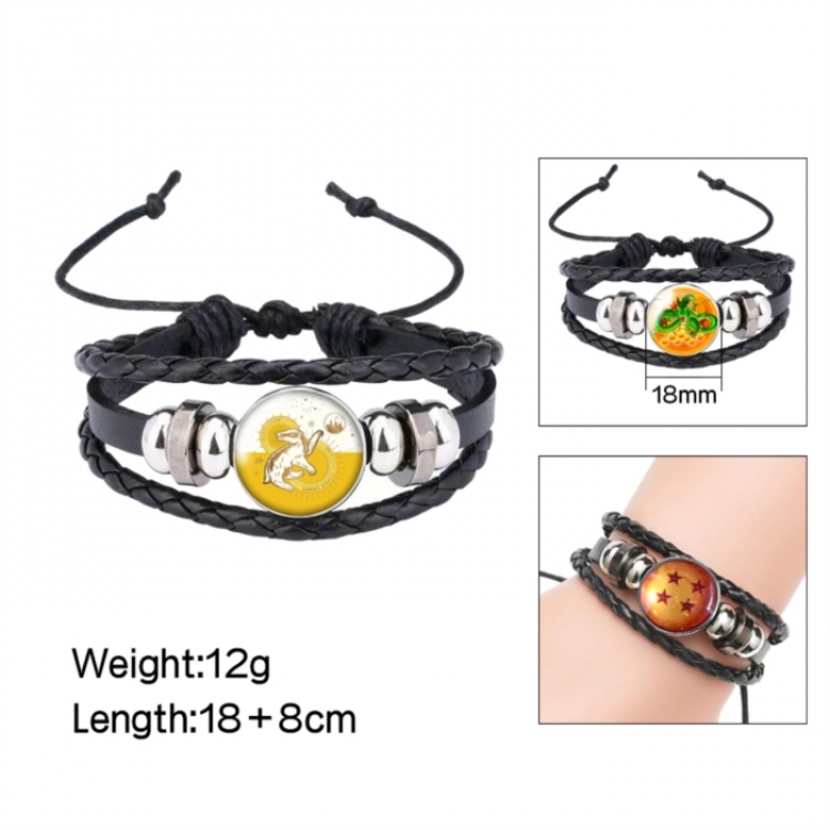 Harry Potter Anime peripheral crystal leather rope bracelet price for 5 pcs 