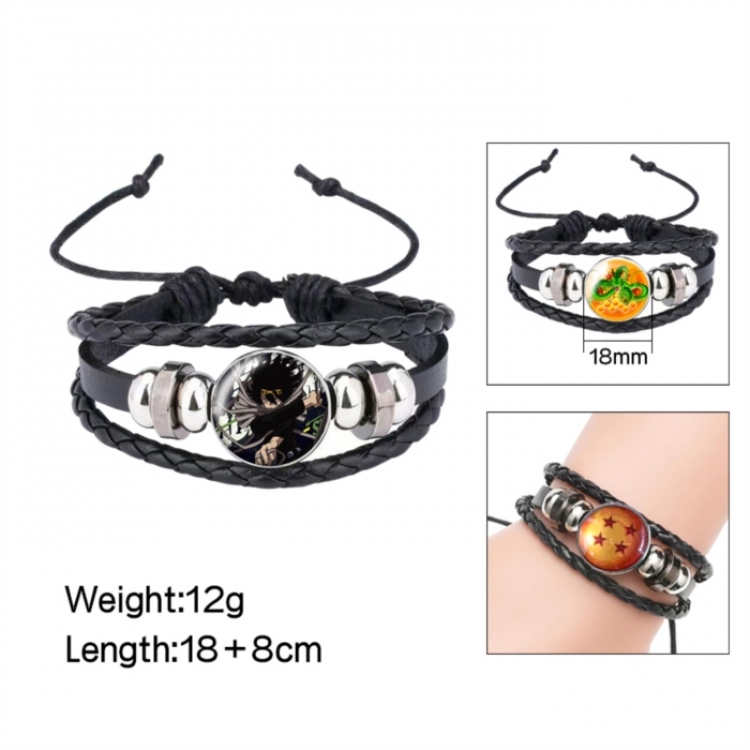 My Hero Academia Anime peripheral crystal leather rope bracelet price for 5 pcs 
