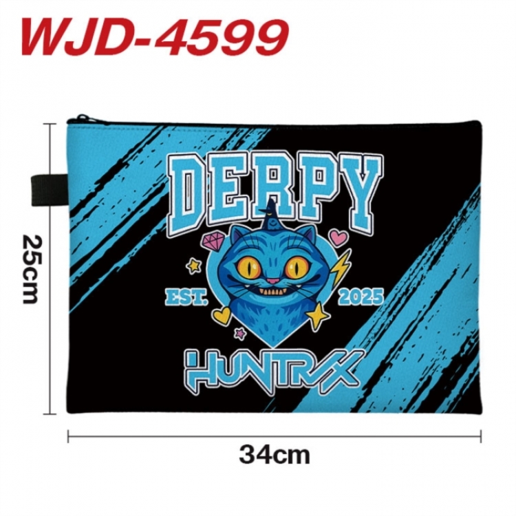 K-Pop Demon Hunters Anime Full Color A4 Document Bag 34x25cm 