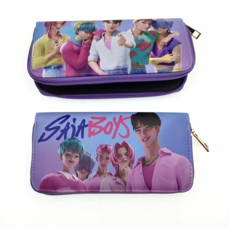 K-Pop Demon Hunters Full Color Printing Long section Zipper Wallet Purse