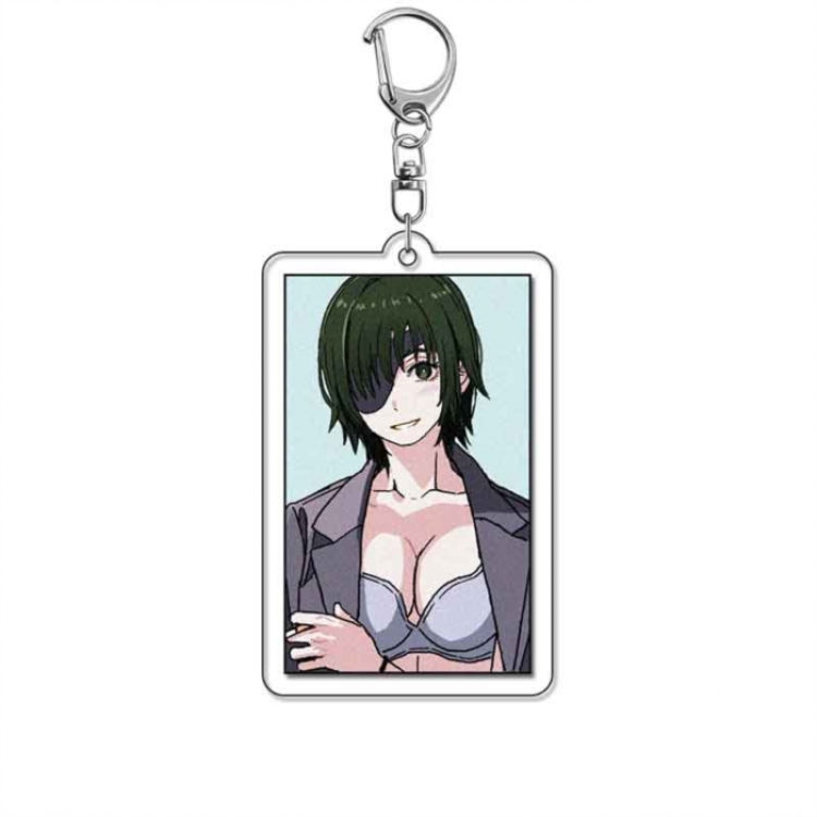 Chainsaw Man Anime Acrylic Keychain Charm price for 5 pcs