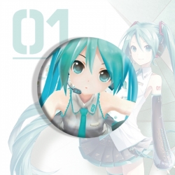 Hatsune Miku Anime tinplate br...