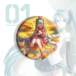 Hatsune Miku Anime tinplate br...
