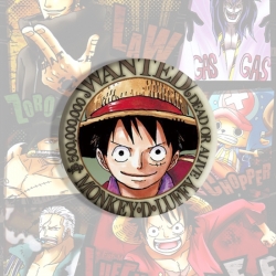 One Piece Anime tinplate brooc...
