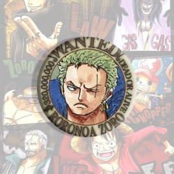 One Piece Anime tinplate brooc...