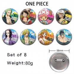 One Piece Anime tinplate brooc...