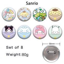 Sanrio Anime tinplate brooch b...