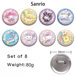 Sanrio Anime tinplate brooch b...