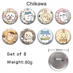 Chiikawa Anime tinplate brooch...