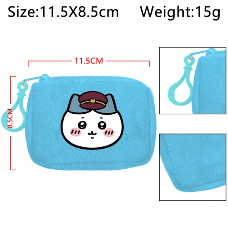 Chiikawa Anime Plush Wallet Storage Bag Earphone Bag Coin Wallet price for 5 pcs
