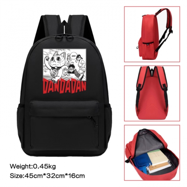 DANDADAN  Anime peripheral Oxford cloth color cartoon backpack 45x32x16cm