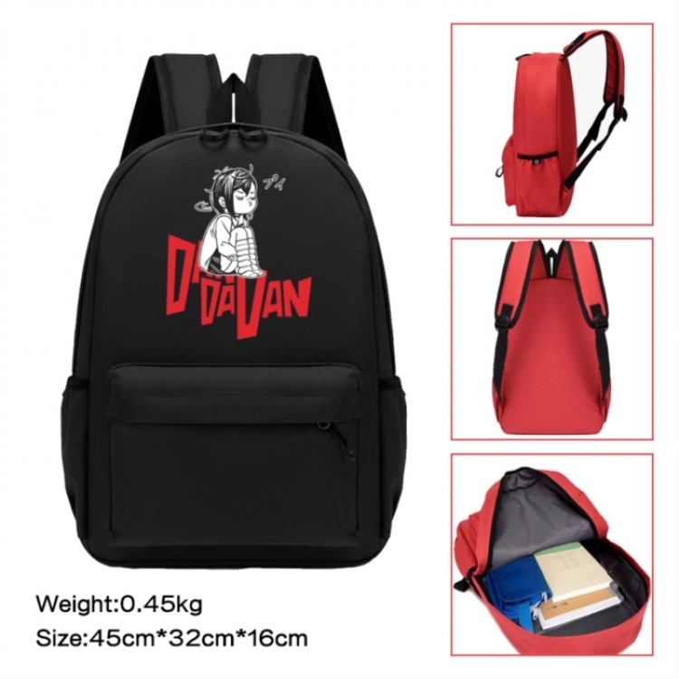 DANDADAN  Anime peripheral Oxford cloth color cartoon backpack 45x32x16cm