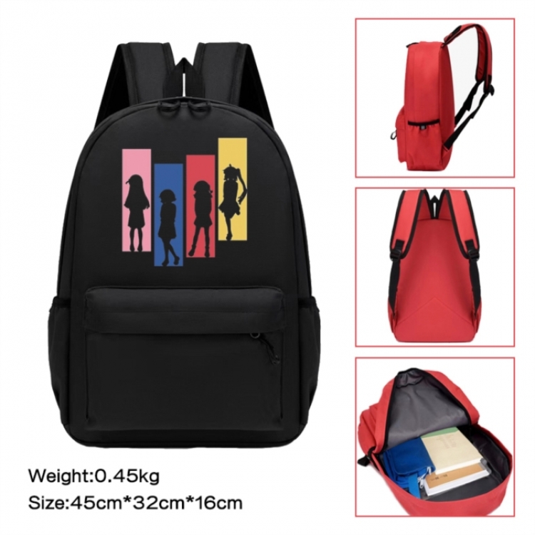 BOCCHI THE ROCK! Anime peripheral Oxford cloth color cartoon backpack 45x32x16cm