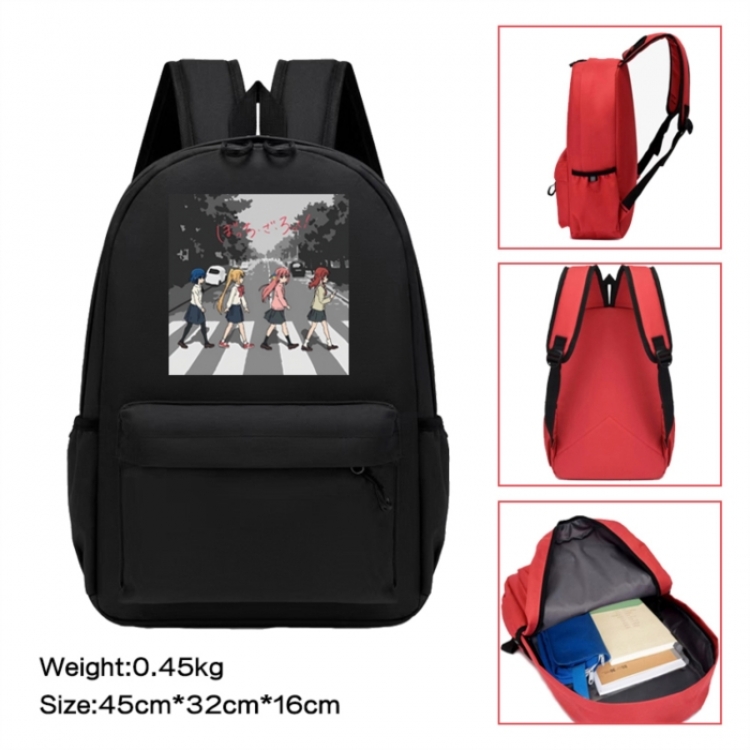 BOCCHI THE ROCK! Anime peripheral Oxford cloth color cartoon backpack 45x32x16cm