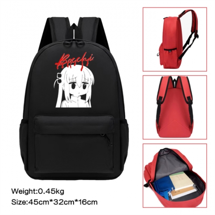 BOCCHI THE ROCK! Anime peripheral Oxford cloth color cartoon backpack 45x32x16cm