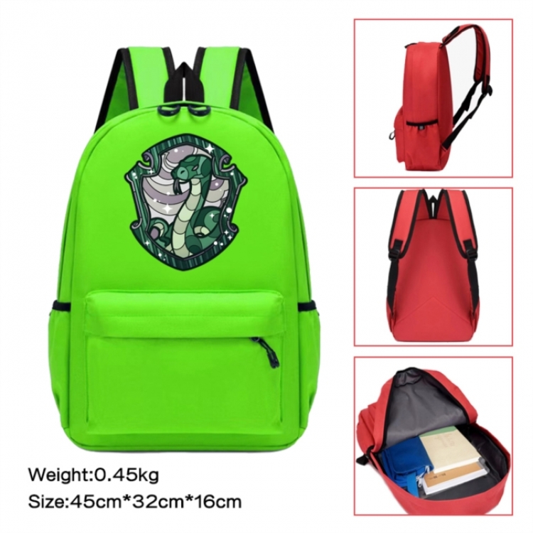 Harry Potter Anime peripheral Oxford cloth color cartoon backpack 45x32x16cm