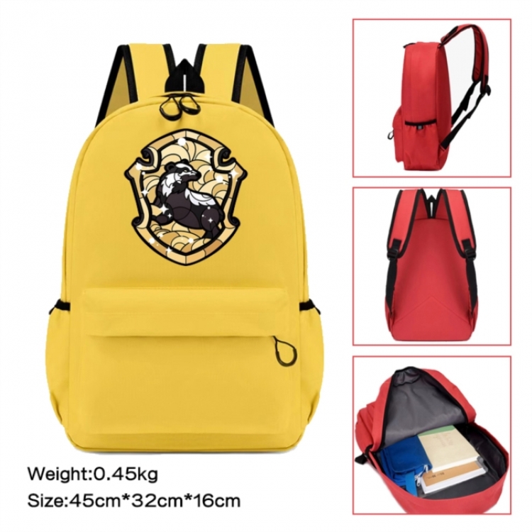 Harry Potter Anime peripheral Oxford cloth color cartoon backpack 45x32x16cm