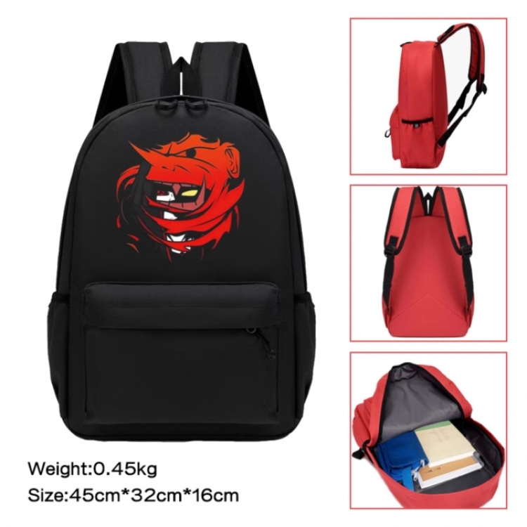 Naruto Anime peripheral Oxford cloth color cartoon backpack 45x32x16cm