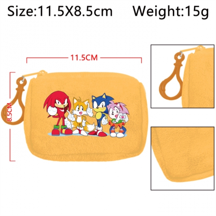 Sonic The Hedgehog Anime Tinplate Bright Film Emblem Badge 75mm a set of 6