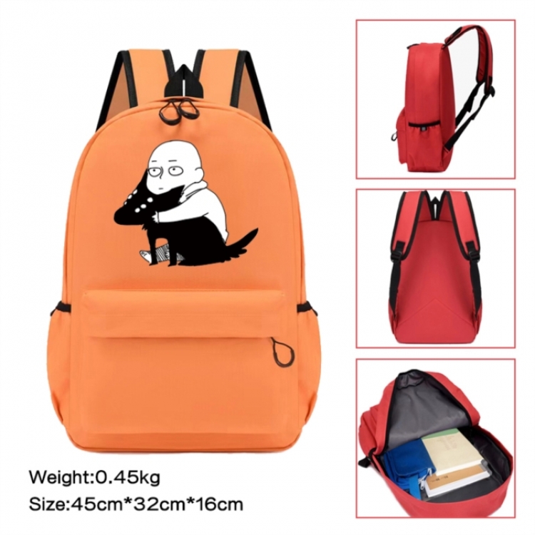 One Punch Man Anime peripheral Oxford cloth color cartoon backpack 45x32x16cm