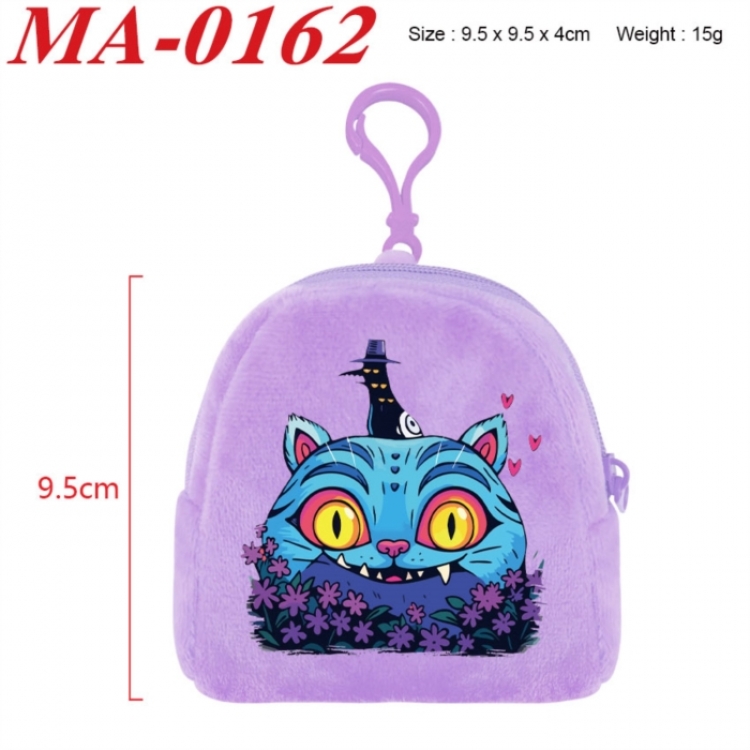 Kpop demon hunters Anime cartoon plush coin purse 9.5X9.5X4cm