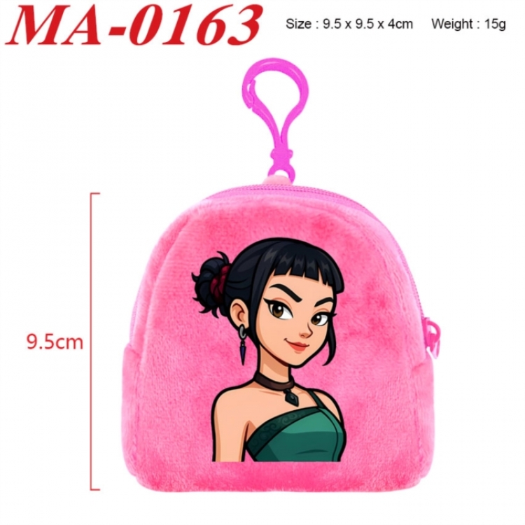 Kpop demon hunters Anime cartoon plush coin purse 9.5X9.5X4cm