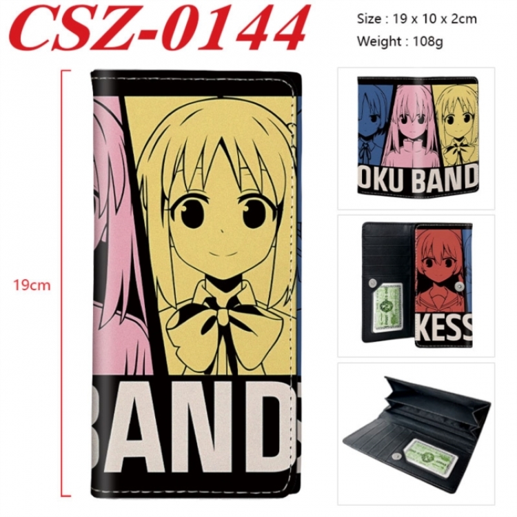BOCCHI THE ROCK! Anime peripheral long three fold wallet 19x10x2cm