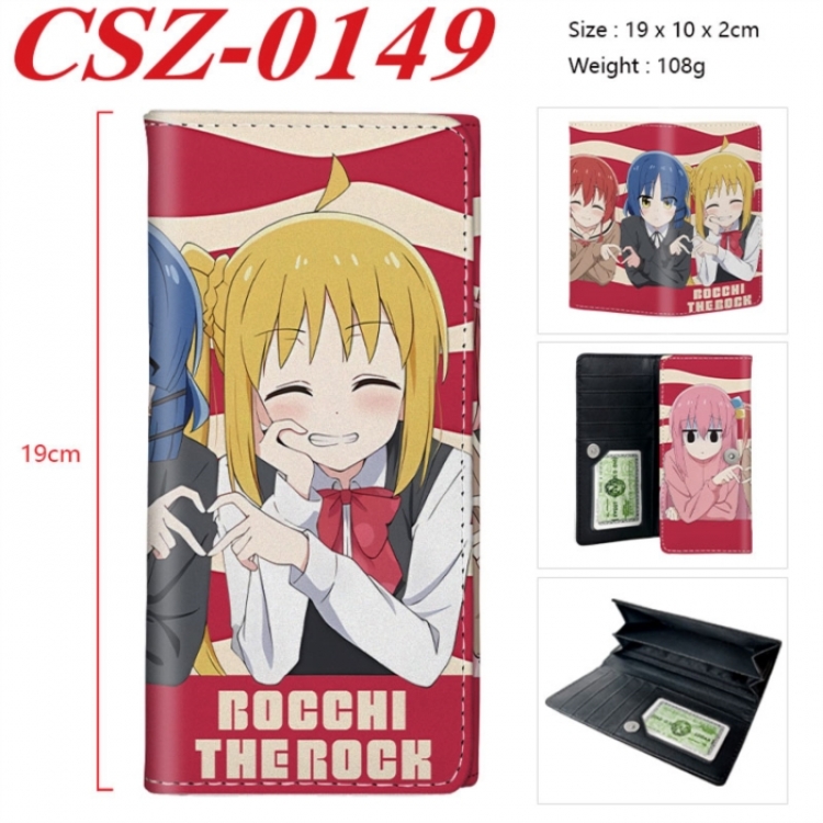 BOCCHI THE ROCK! Anime peripheral long three fold wallet 19x10x2cm